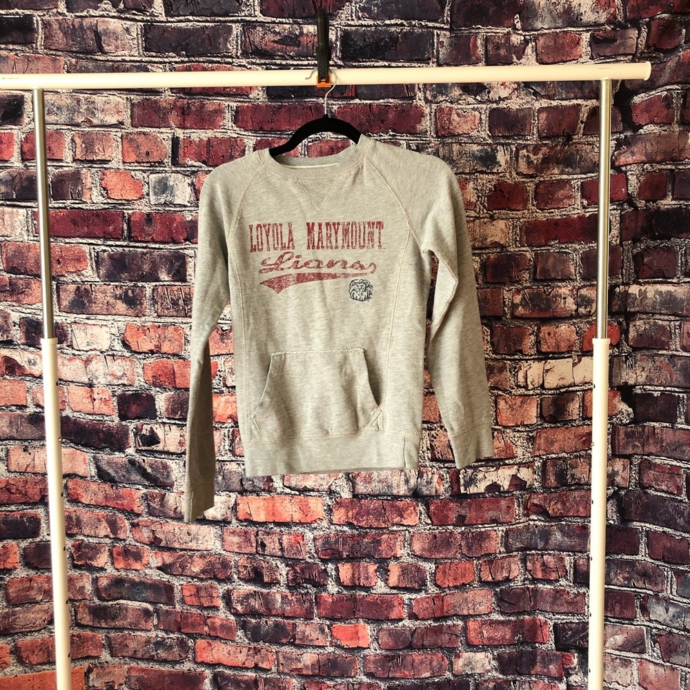Loyola Marymount Lions Distressed Womens Small Grey Sweatshirt
